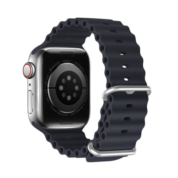 DUX DUCIS Ocean Wave - sport szilikon szíj Apple Watch 38/40/41mm grafit