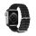 DUX DUCIS Ocean Wave - sport szilikon szíj Apple Watch 38/40/41mm fekete