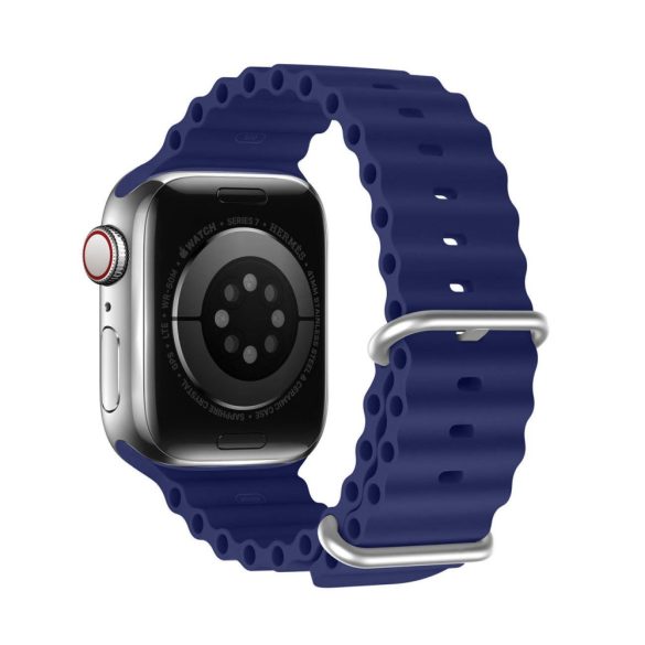 DUX DUCIS Ocean Wave - sport szilikon szíj Apple Watch 38/40/41mm kék