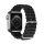 DUX DUCIS Ocean Wave - sport szilikon szíj Apple Watch 42/44/45mm fekete