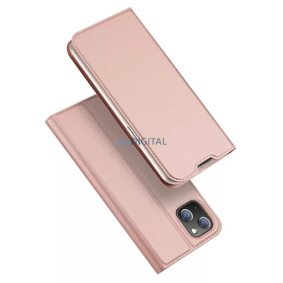 DUX DUCIS könyvtok SKIN PRO IPHONE 14 Plus-hoz rózsaszín