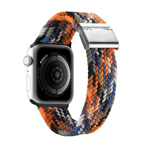 DUX DUCIS Mixture II - nyújtható fonott pánt Apple Watch 38/40/41mm terepszínű