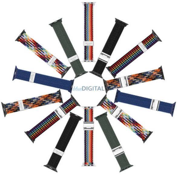 Dux Ducis Mixture II szíj Apple Watch 38 / 40 / 41 mm - kék