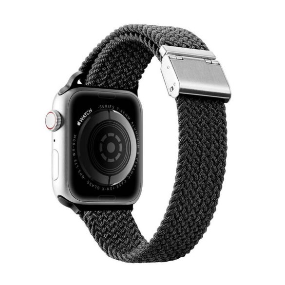 DUX DUCIS Mixture II - nyújtható fonott szíj Apple Watch 38/40/41mm fekete