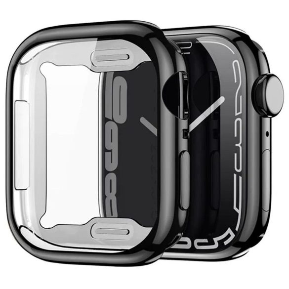 DUX DUCIS Samo Puha TPU védőtok Apple Watch Series 7/8/9 41mm fekete