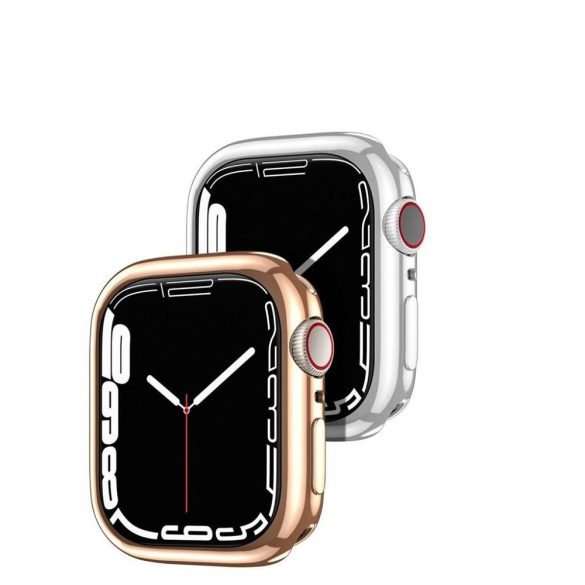 DUX DUCIS Samo Puha TPU védőtok Apple Watch Series 7/8/9 41mm rózsaarany