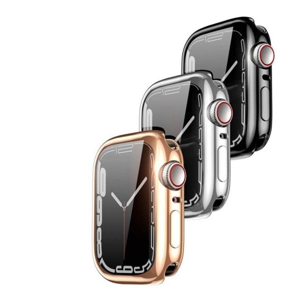 DUX DUCIS Samo Puha TPU védőtok Apple Watch Series 7/8/9 41mm rózsaarany