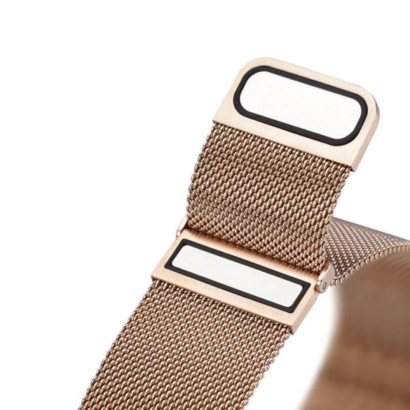 DUX DUCIS Milanese - rozsdamentes acél mágneses szíj Apple Watch 38/40/41mm arany