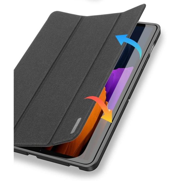 DUX DUCIS Domo - Trifold tok ceruzatartóval Samsung Tab S8 (X700/X706)/S7 (T870/T875/T876B) fekete