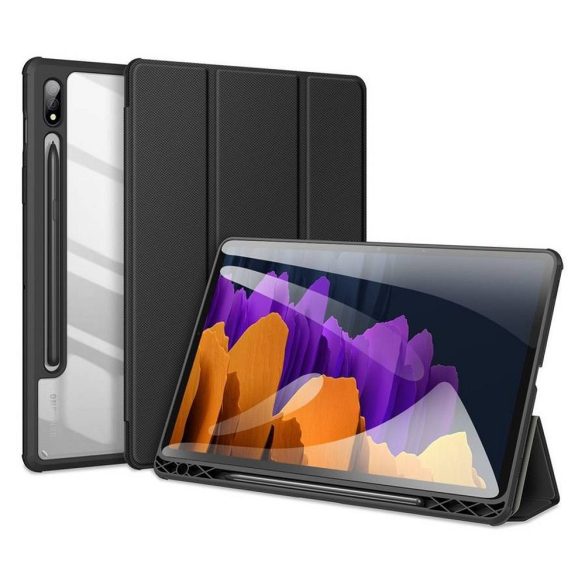 DUX DUCIS Toby - Samrt Case ceruza tárolóval Samsung Tab S8 (X700/X706)/S7 (T870/T875/T876B) fekete