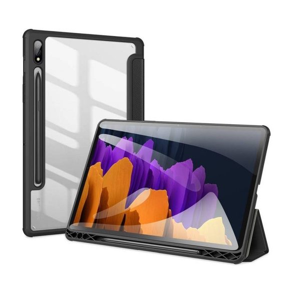 DUX DUCIS Toby - Samrt Case ceruza tárolóval Samsung Tab S8 (X700/X706)/S7 (T870/T875/T876B) fekete