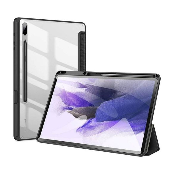 DUX DUCIS Toby - Samrt Case ceruzatárolóval Samsung Tab S8 Plus (X800/X806)/S7FE(T730/T736B)/S7 Plus (T970/T976B) fekete