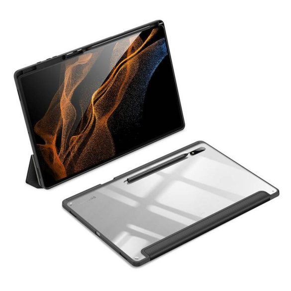 DUX DUCIS Toby - Samrt Case ceruzatárolóval Samsung Tab S8 Ultra (X900/X906) fekete