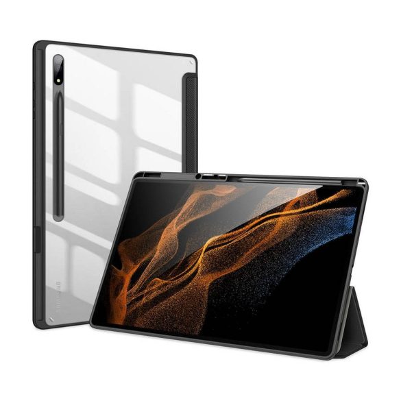 DUX DUCIS Toby - Samrt Case ceruzatárolóval Samsung Tab S8 Ultra (X900/X906) fekete