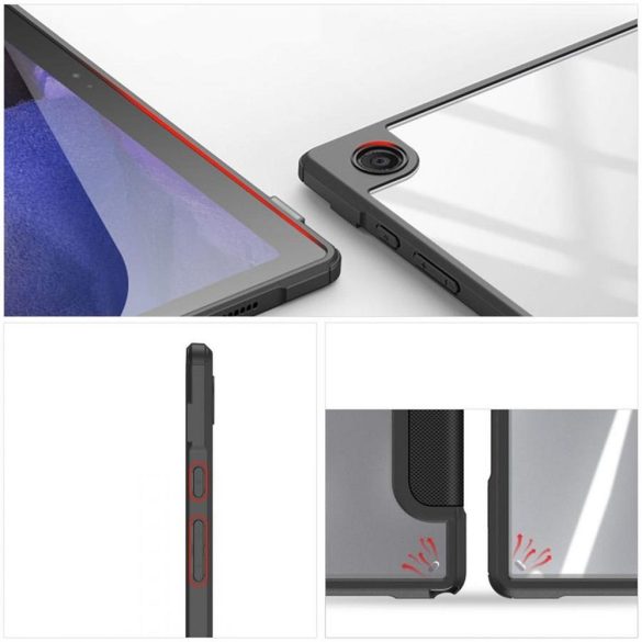 DUX DUCIS Toby - Samrt Case ceruza tárolóval Samsung Tab A8 2021 10.5 (X200/X205) fekete