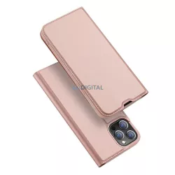   DUX DUCIS könyvtok SKIN PRO IPHONE 13 Pro Max-hoz rózsaszín