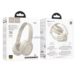 Hoco W46 Bluetooth vezeték nélküli fejhallgató - fehér