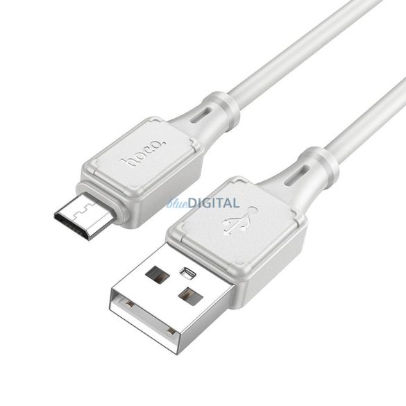 HOCO USB kábel Micro 2,4A Assistant X101 szürke (30db/doboz)