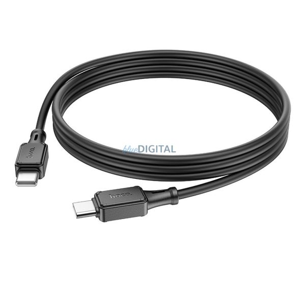 HOCO Type-C kábel Type-C tápegységre 60W Assistant X101 fekete (30db/doboz)