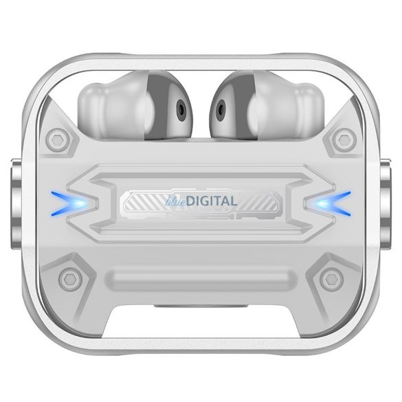 HOCO vezeték nélküli bluetooth headset TWS EW55 Trendy True ezüst színű