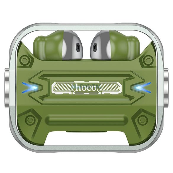 HOCO vezeték nélküli bluetooth headset TWS EW55 Trendy True Army zöld