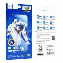   HOCO edzett üveg HD 5D Guardian védőfólia (10 az 1-ben készlet) – iPhone 15 Plus / 16 Plus fekete (G14)