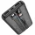 HOCO J118 powerbank 10 000mAh Type-C és Lightning kábellel - fekete