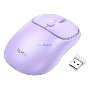 Hoco GM25 vezeték nélküli egér 2,4G 1600 dpi - lila