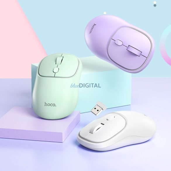 Hoco GM25 vezeték nélküli egér 2,4G 1600 dpi - lila