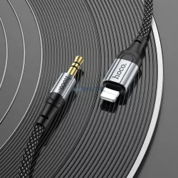 Hoco UPA26 AUX kábel Lightning - 3.5mm jack 1m - fekete