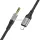 Hoco UPA26 AUX kábel Lightning - 3.5mm jack 1m - fekete
