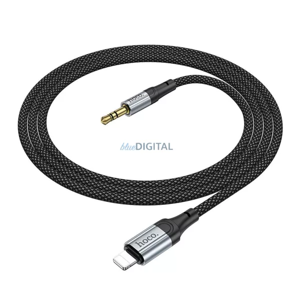 Hoco UPA26 AUX kábel Lightning - 3.5mm jack 1m - fekete