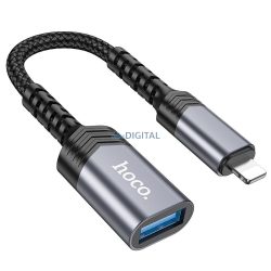   HOCO adapter iPhone Lightning 8 tűs (apa) USB (női) 3.0 UA24 fekete