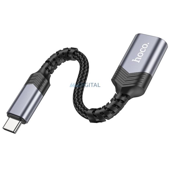 HOCO adapter Type-C (férfi) USB (női) 3.0 UA24 fekete