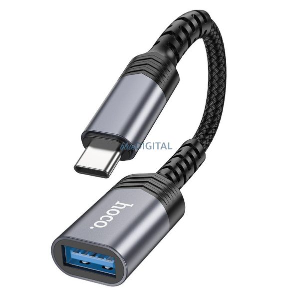 HOCO adapter Type-C (férfi) USB (női) 3.0 UA24 fekete