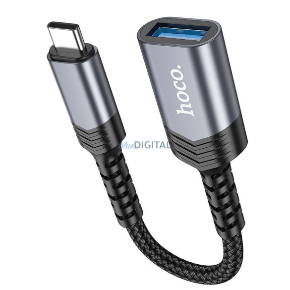 HOCO adapter Type-C (férfi) USB (női) 3.0 UA24 fekete