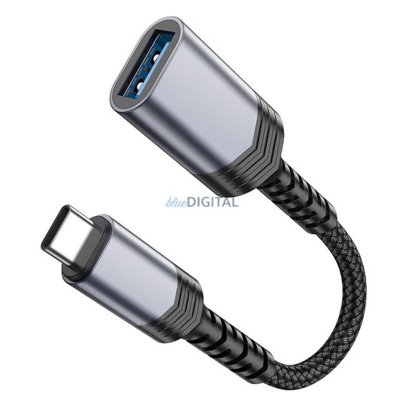 HOCO adapter Type-C (férfi) USB (női) 3.0 UA24 fekete