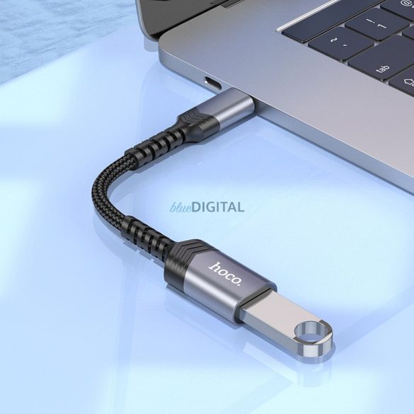 HOCO adapter Type-C (férfi) USB (női) 3.0 UA24 fekete