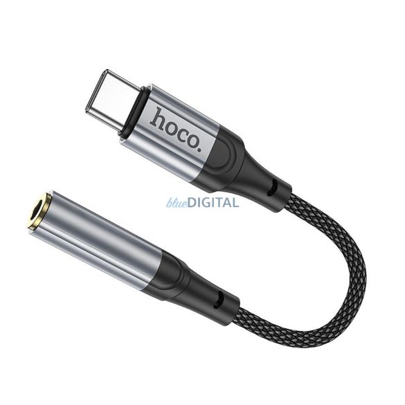 HOCO LS36 adapter Type-C - 3,5 mm Jack csatlakozó - fekete