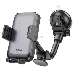   HOCO autós telefontartó ablakra / középkonzolra Rock H27 fekete