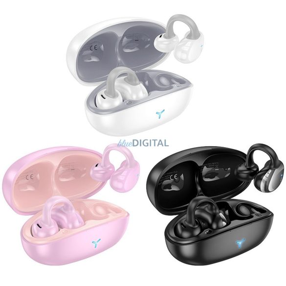 HOCO vezeték nélküli bluetooth headset TWS OWS EW57 rózsaszínű