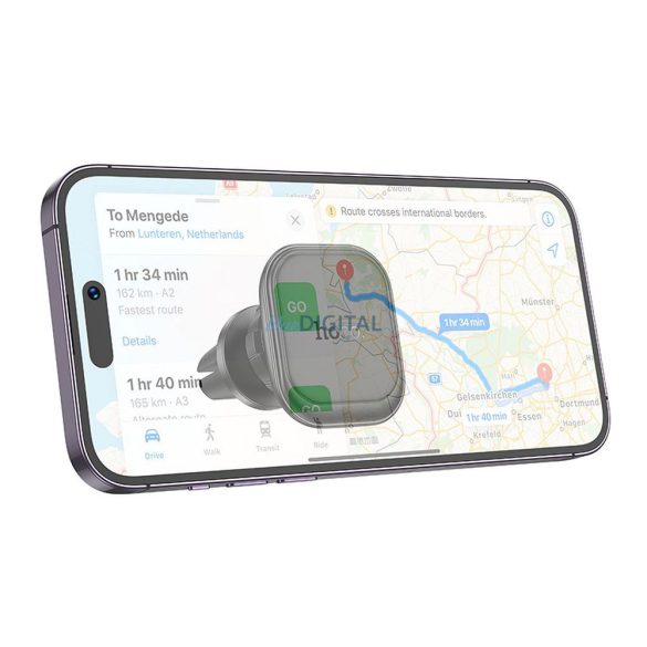 HOCO autós tartó telefon a szellőzőnyílásra mágneses H29 fekete
