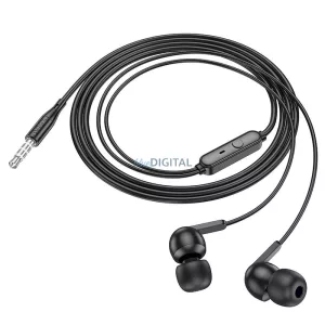 HOCO drót fülhallgató 3,5 mm-es jack mikrofonnal M124 fehér