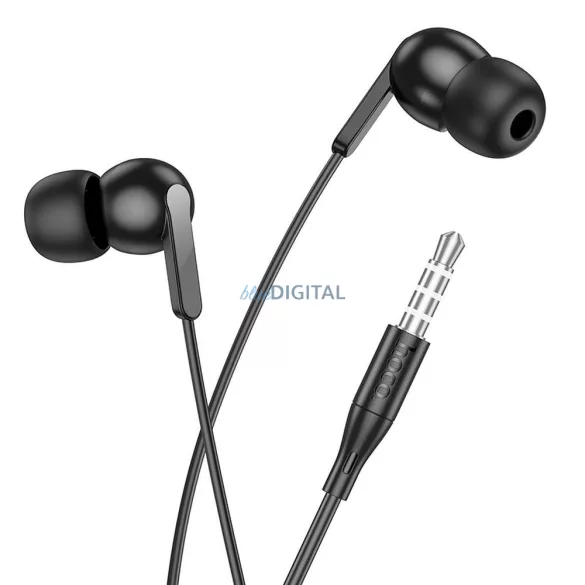 HOCO drót fülhallgató 3,5 mm-es jack mikrofonnal M124 fehér