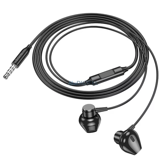 HOCO drót fülhallgató 3,5 mm-es jack mikrofonnal M125 fekete