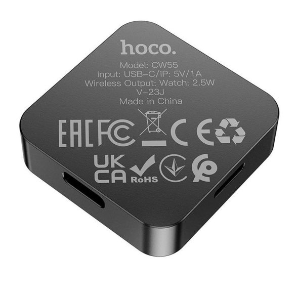 HOCO vezeték nélküli töltő Apple Watch 2,5W CW55 fekete