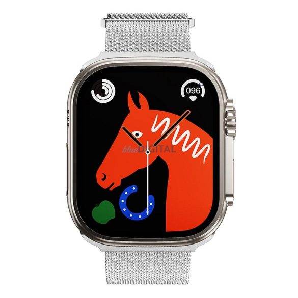 Hoco Magnetic Metal csereszíj Apple Watch 38 / 40 / 41 mm - ezüst színű