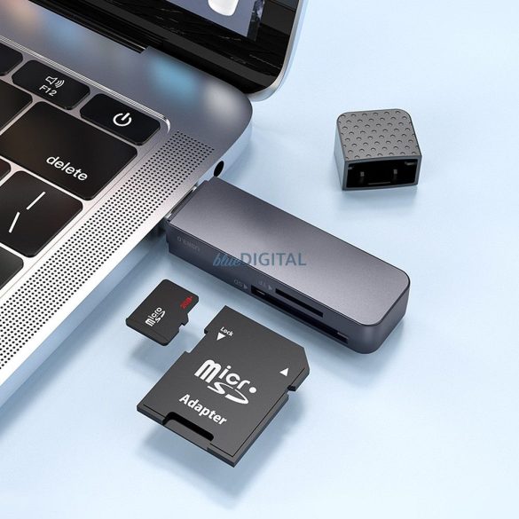 HOCO HB45 kártyaolvasó USB A 2.0 - szürke