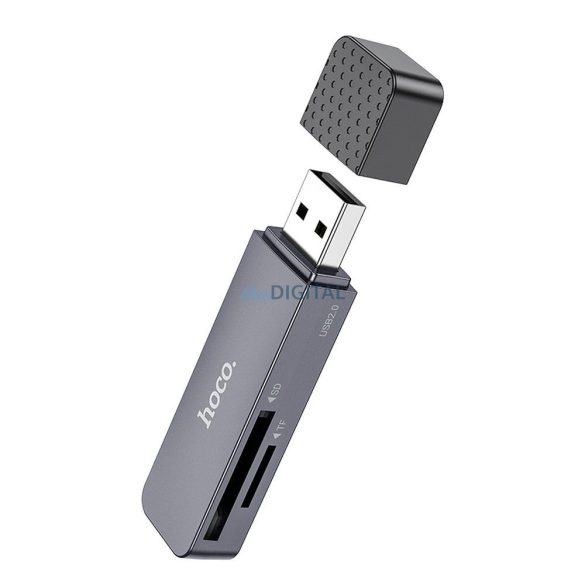 HOCO HB45 kártyaolvasó USB A 3.0 - szürke