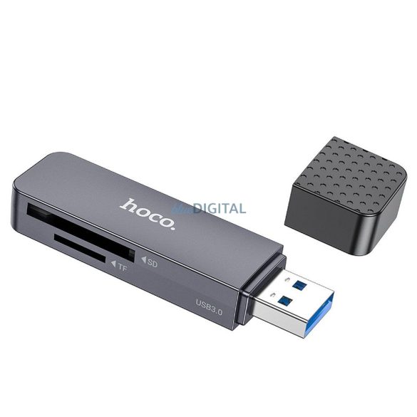 HOCO HB45 kártyaolvasó USB A 3.0 - szürke